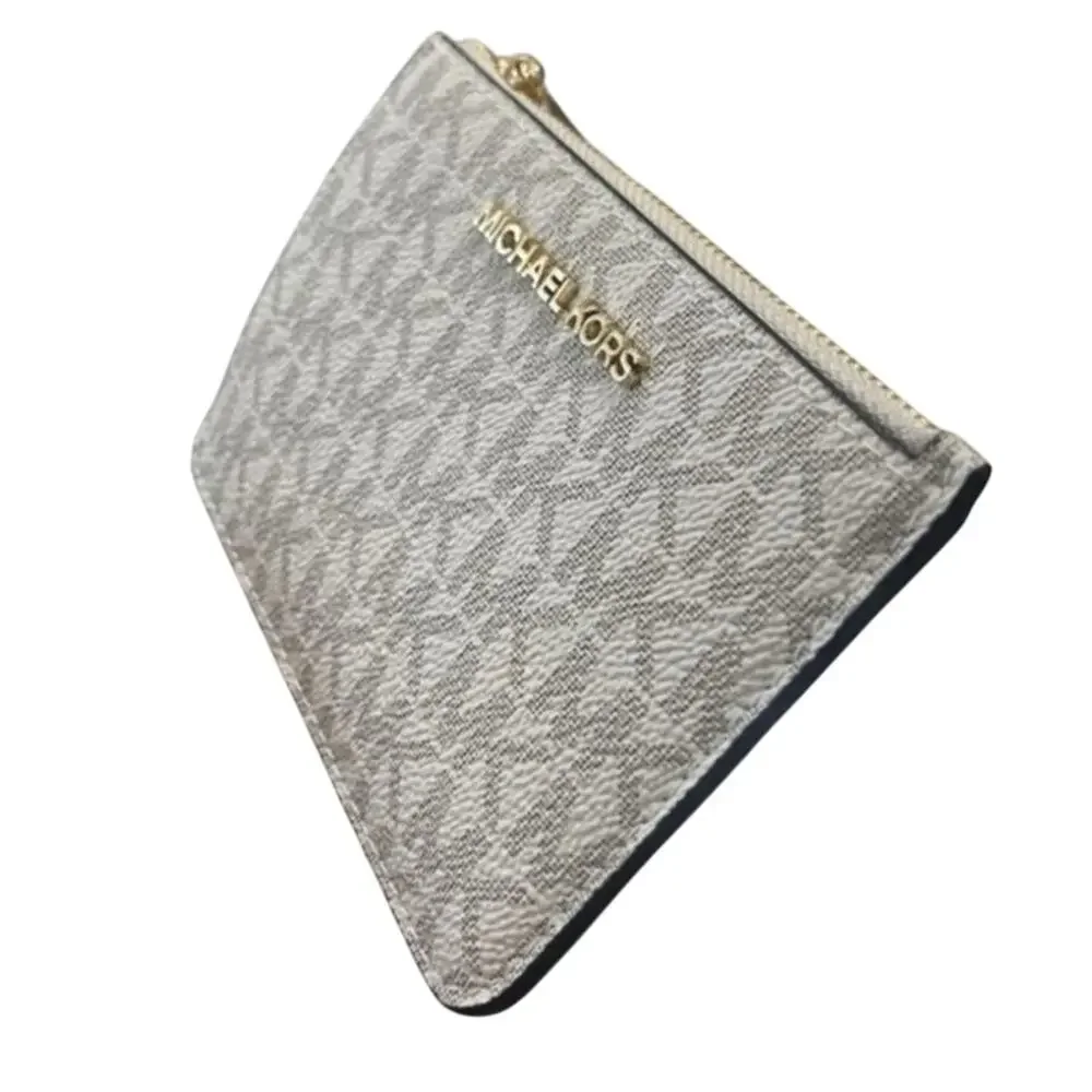 MICHAEL KORS Jet Set Travel Small Signature Logo Coin Purse New w/ Tag MSRP $168